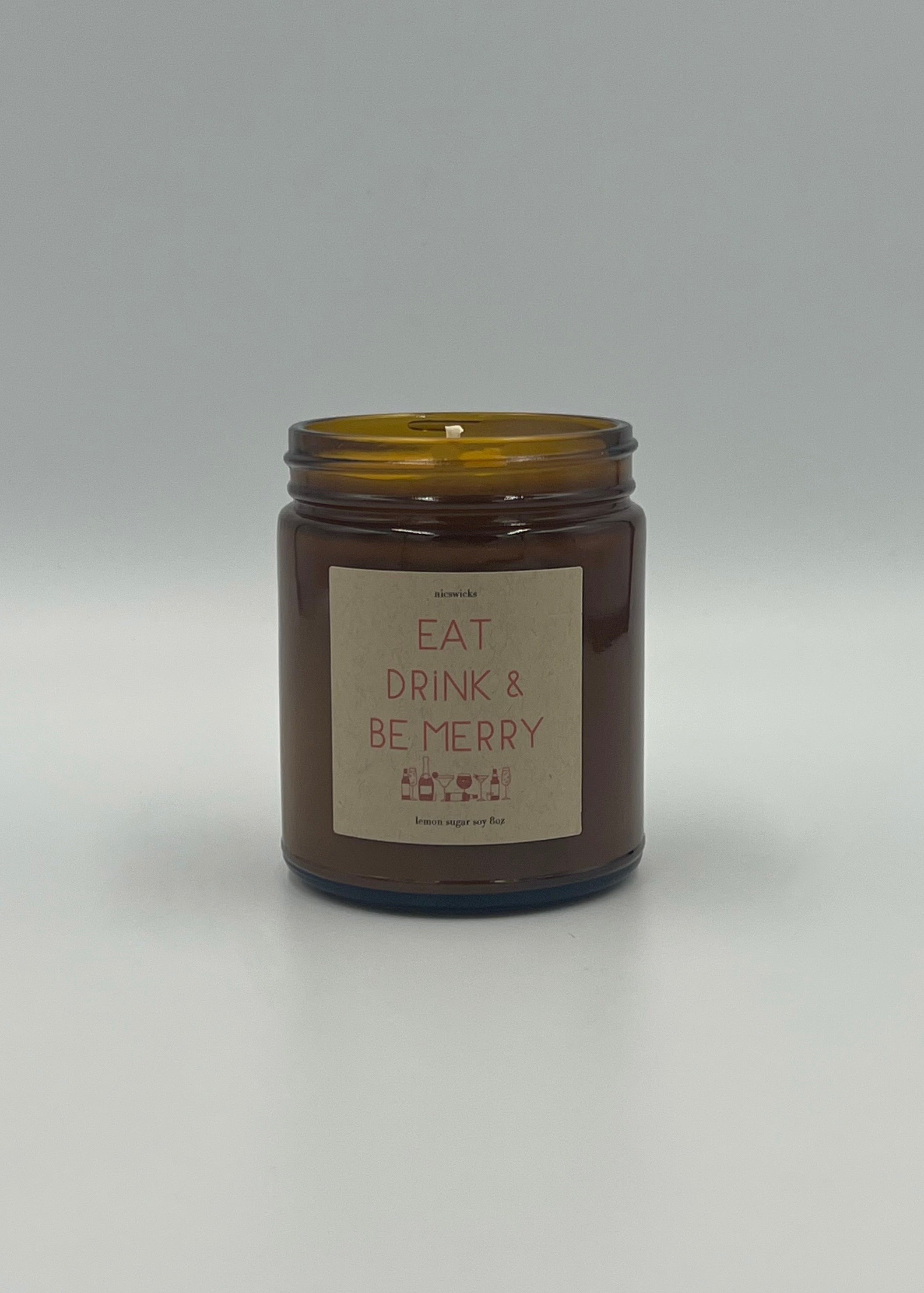 Candle - Eat Drink & Be Merry 8oz