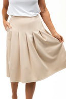 Terrera Eden Pleated Midi Skirt-2