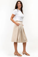 Terrera Eden Pleated Midi Skirt-1