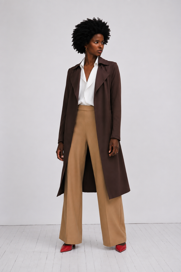 Iris Setlakwe Matte Jersey Trench Coat