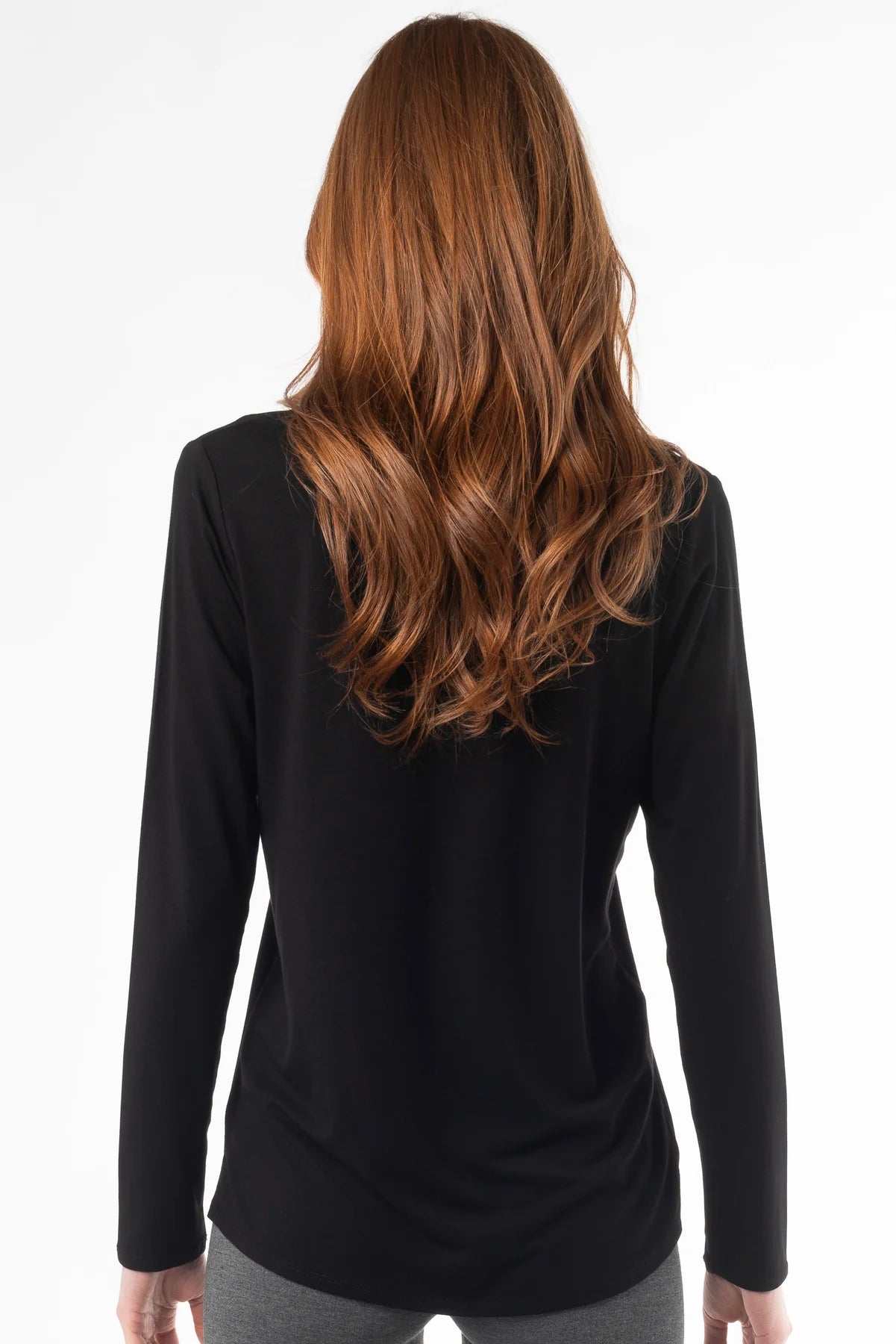 Terrera Elvy Long Sleeve V-Neck Top