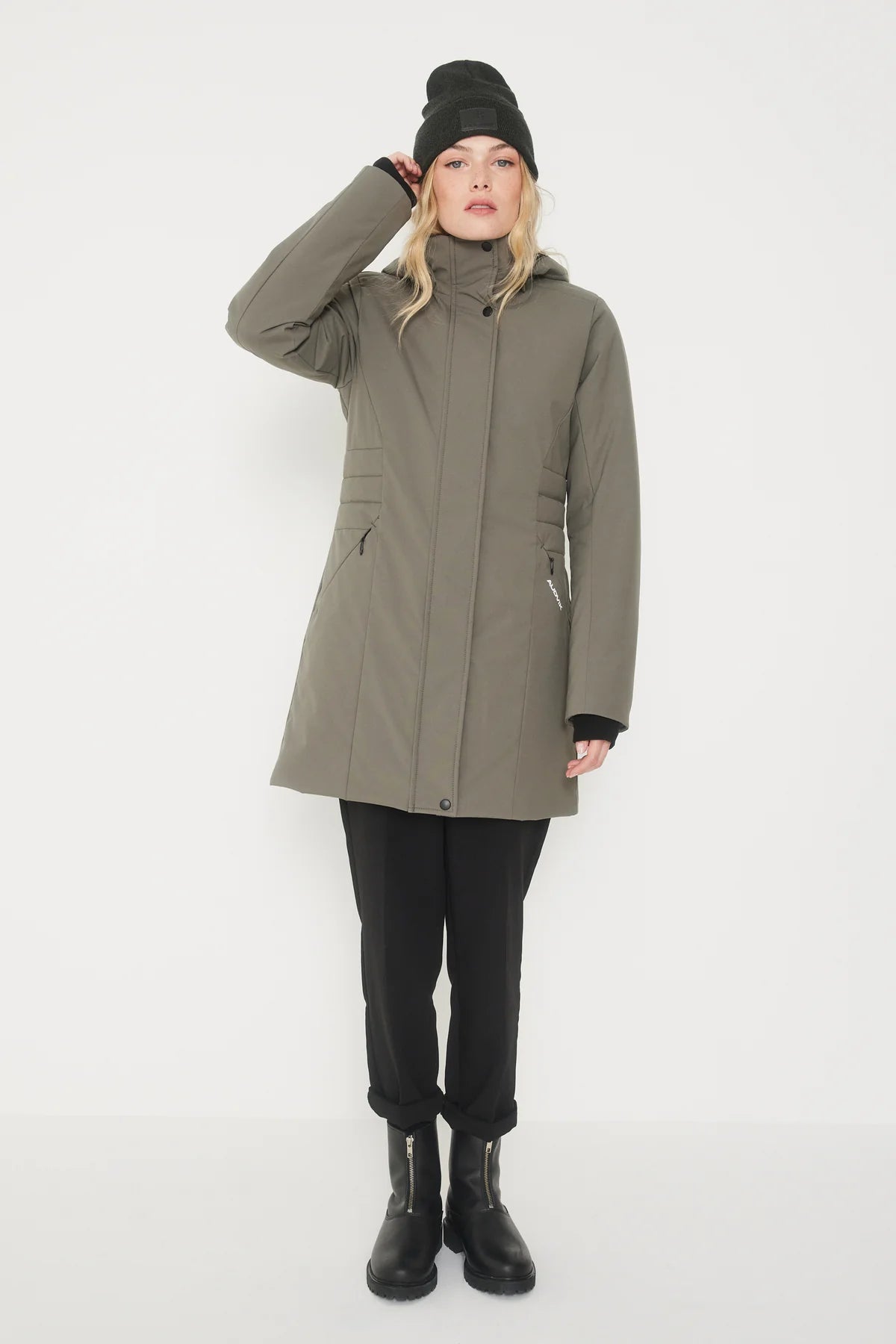 Audvik Monaco Women's Winter Tailored Fit Coat