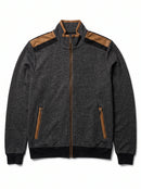 7 Downie Aria Full Zip with Suede Accent-6