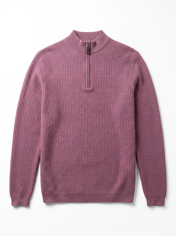 7 Downie Dolomite Waffle Knit Sweater