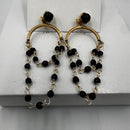 Joanna Bisley Jet Black 14kt goldfill Earrings E3592je-2