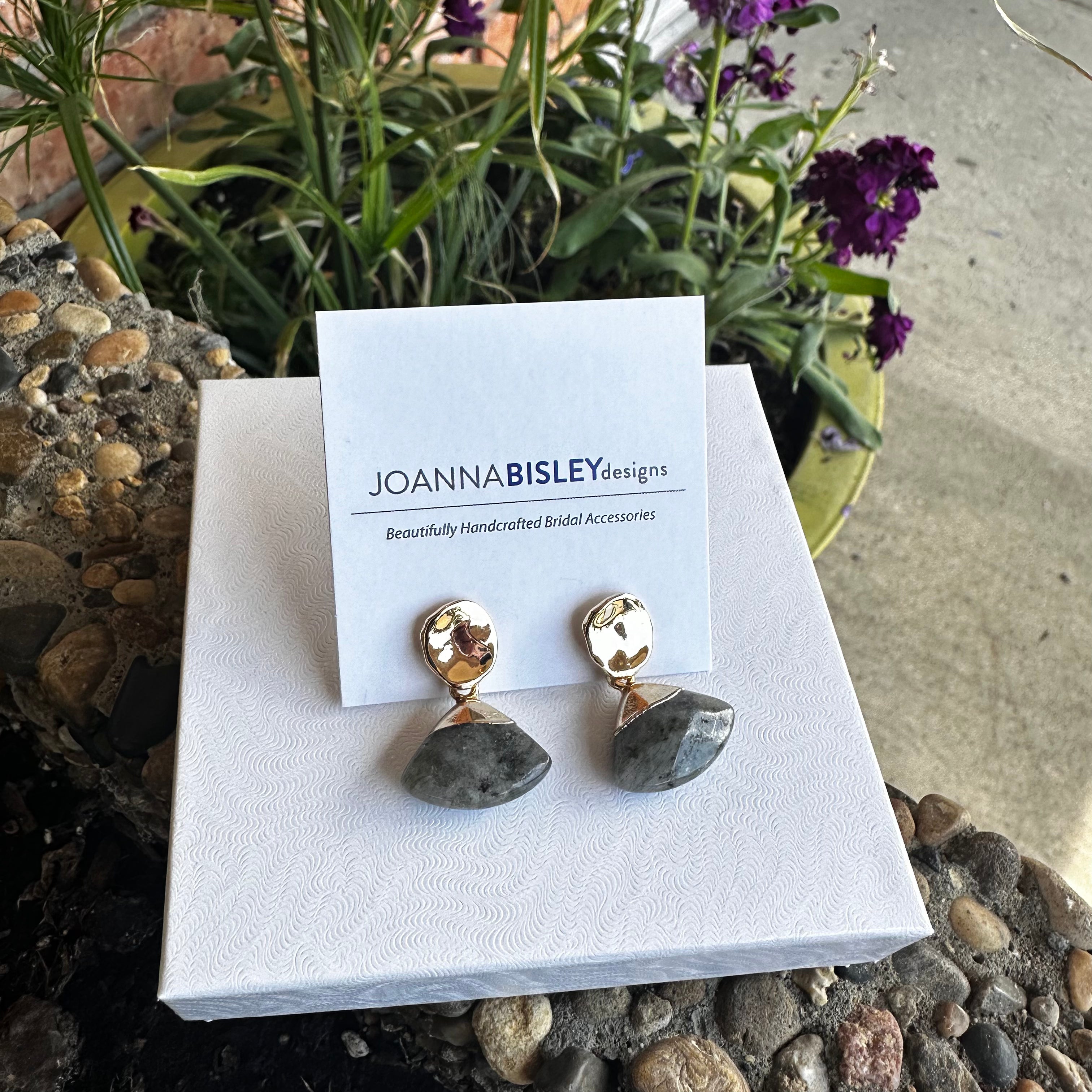 Joanna Bisley Labradorite Fan Earrings - 0