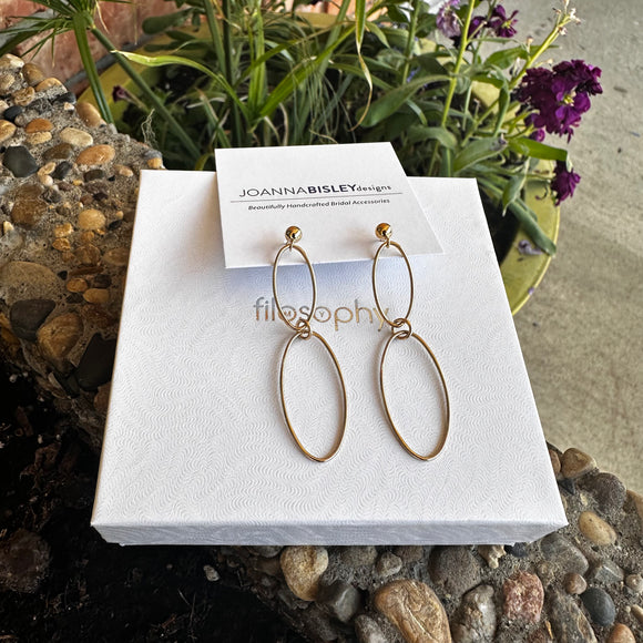 Joanna Bisley Double 14Kt Goldfill Oval