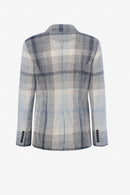Iris Setlakwe Plaid One-Button Jacket-2