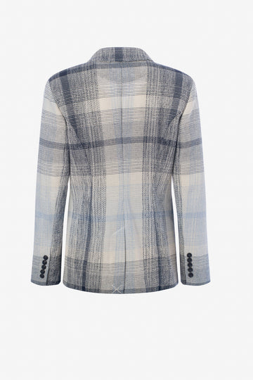 Iris Setlakwe Plaid One-Button Jacket - 0