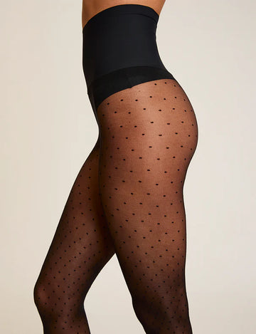Commando Chic Dot Sheer Tights - 0