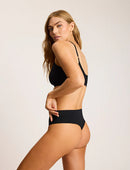 Commando Classic Microfiber High Rise Thong-2