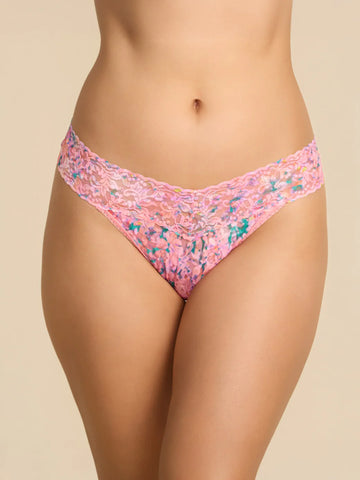 Hanky Panky Blushing Blooms Thong - 0