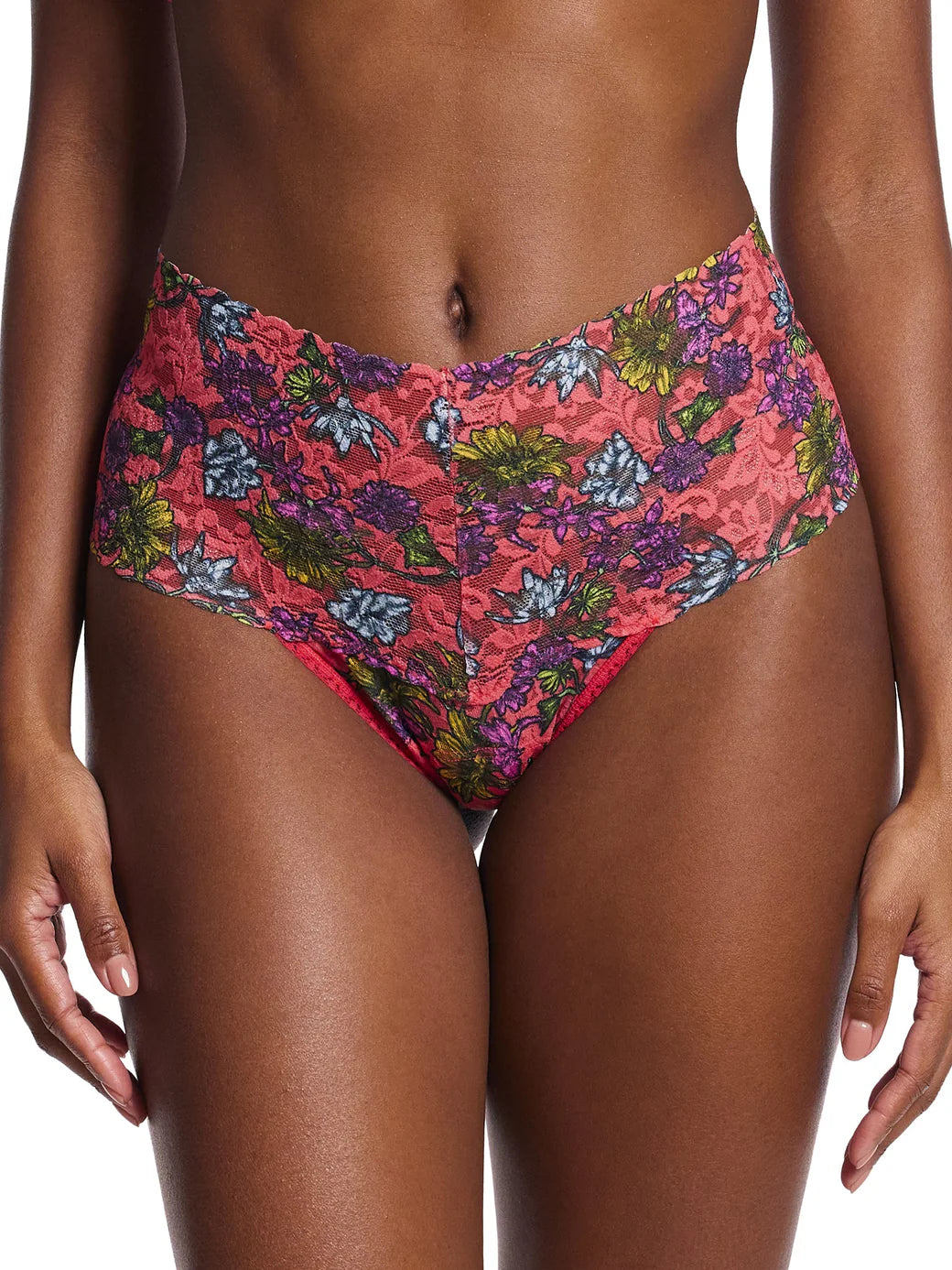 Hanky Panky Wonderland Blooms Retro Thong