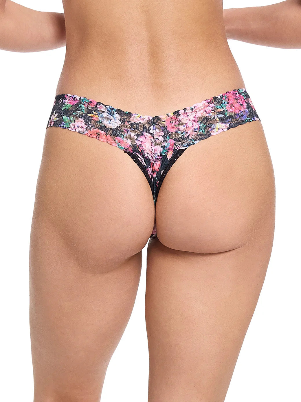 Hanky Panky Dark Peonies Thong