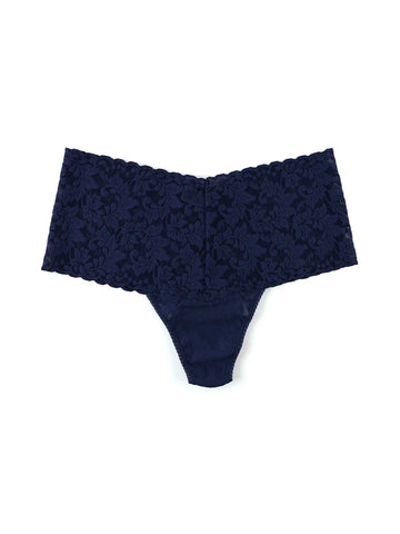 Buy navy Hanky Panky Signature Lace Retro Thong