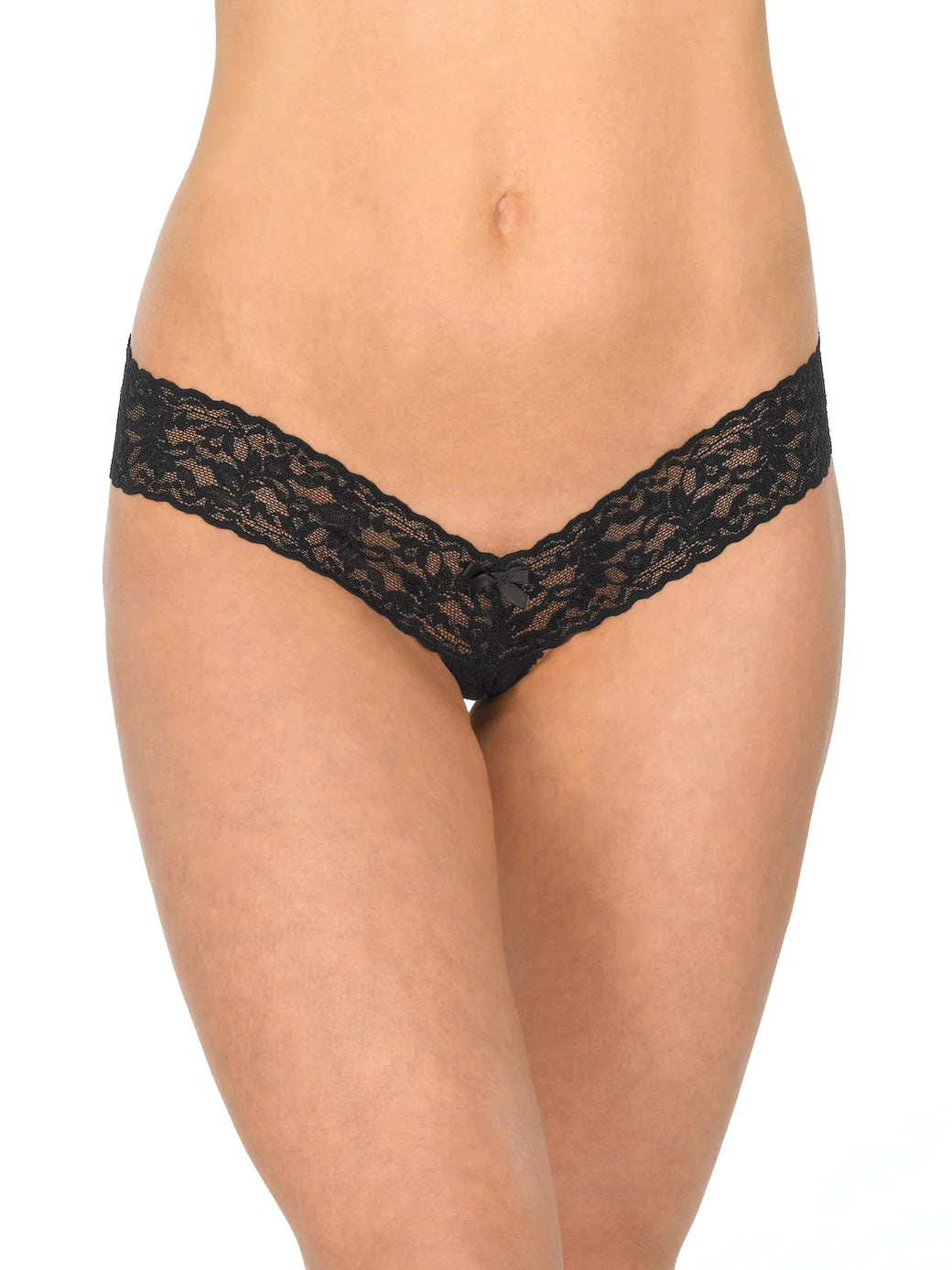 Hanky Panky Signature Lace Open Gusset Low Rise Thong-3
