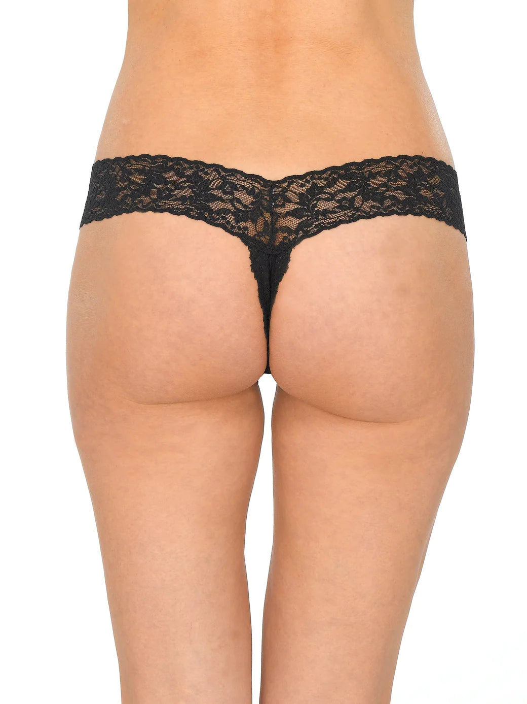 Hanky Panky Signature Lace Open Gusset Low Rise Thong-2