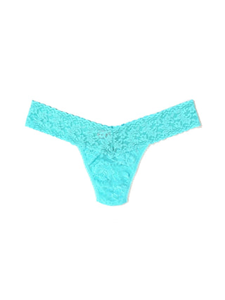 Buy aquatic-blue Hanky Panky Signature Lace Low Rise Thong - Packaged 4911p
