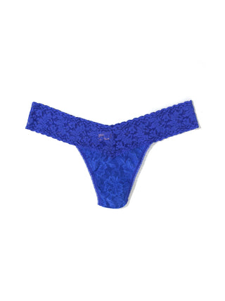 Buy blue-solace Hanky Panky Signature Lace Low Rise Thong - Packaged 4911p
