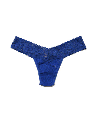 Buy cobalt Hanky Panky Signature Lace Low Rise Thong - Packaged 4911p