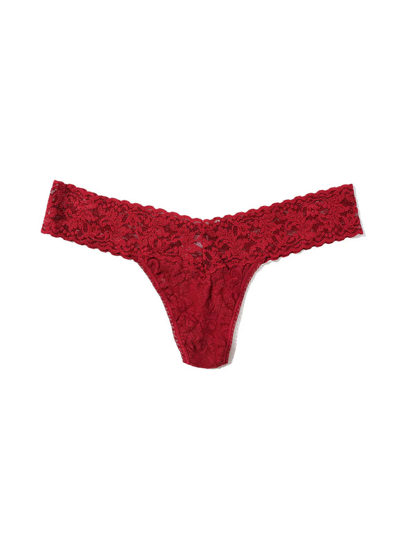 Hanky Panky Signature Lace Low Rise Thong - Packaged 4911p