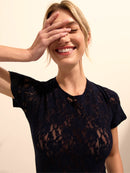 Hanky Panky Signature Lace Short Sleeve Top-12