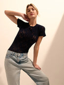 Hanky Panky Signature Lace Short Sleeve Top-11