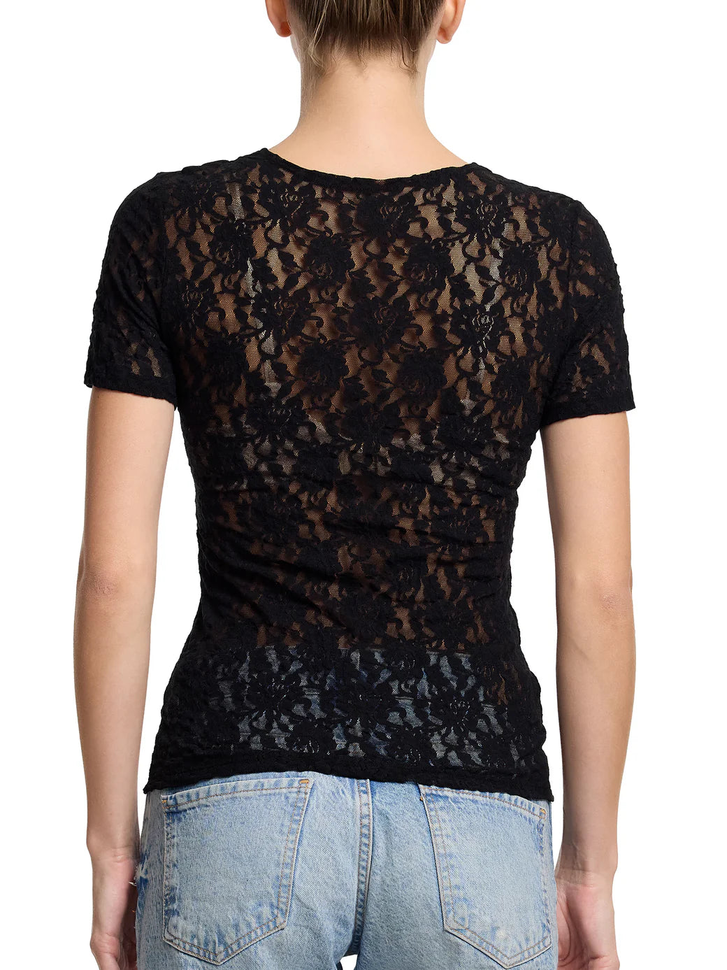 Hanky Panky Signature Lace Short Sleeve Top