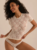 Hanky Panky Signature Lace Short Sleeve Top-1