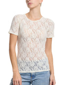 Hanky Panky Signature Lace Short Sleeve Top-4