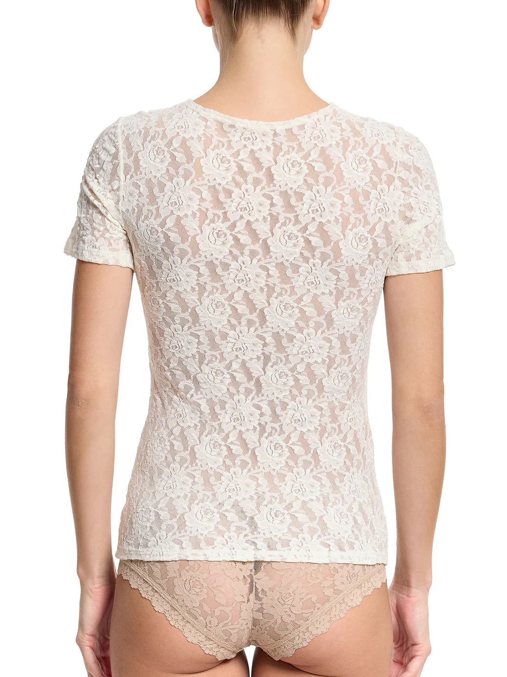 Hanky Panky Signature Lace Short Sleeve Top