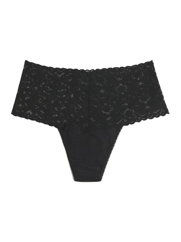 Hanky Panky Supima Cotton Retro Thong - 0