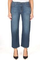 Fidelity Hyacinth High Wide Crop Women's Denim-4