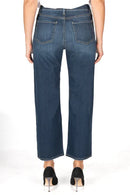 Fidelity Hyacinth High Wide Crop Women's Denim-5
