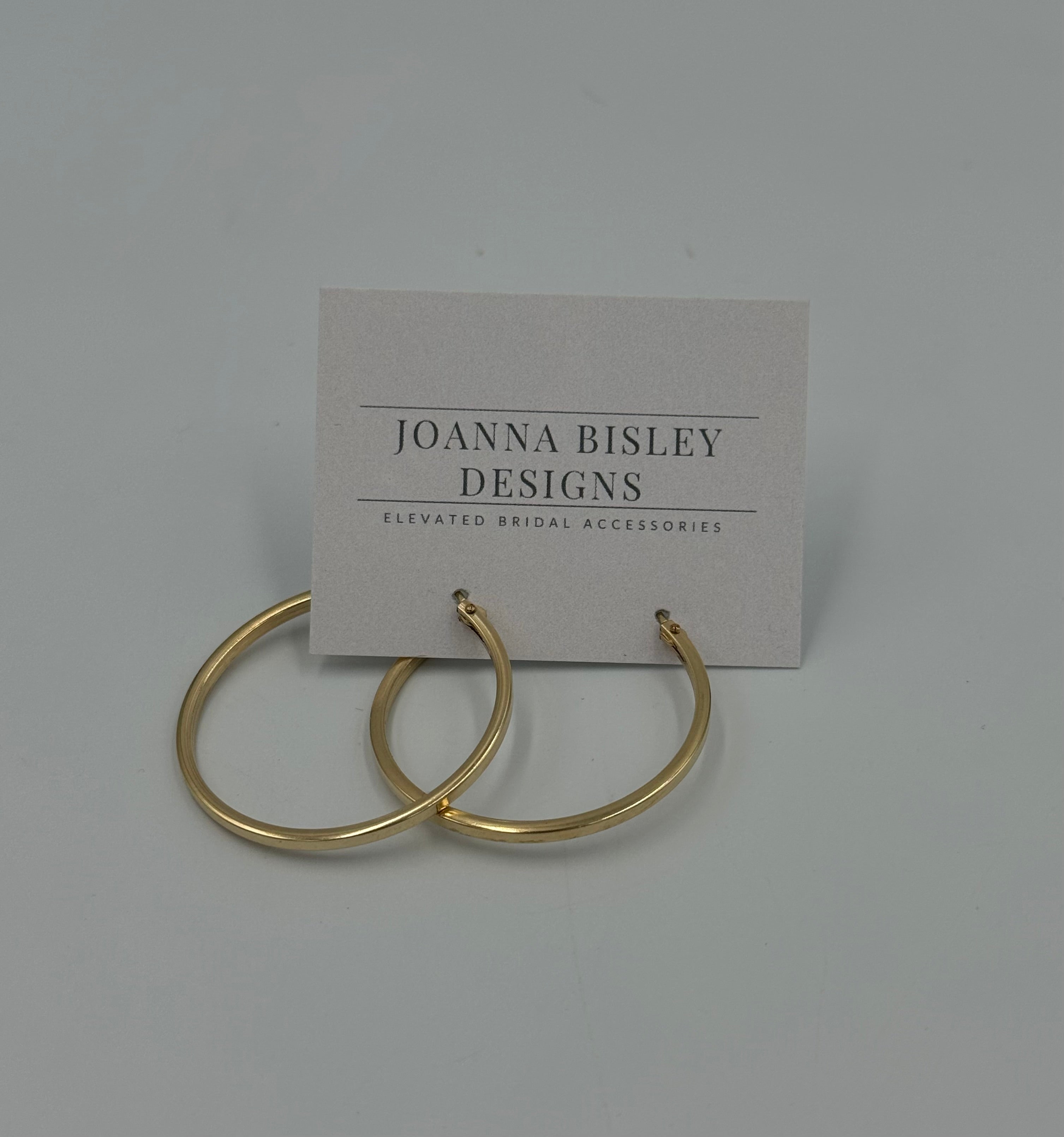 Joanna Bisley Gold Hoop Earrings E4034