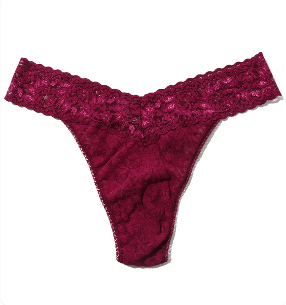Hanky Panky Signature Lace Original Rise Thong-Packaged 4811p