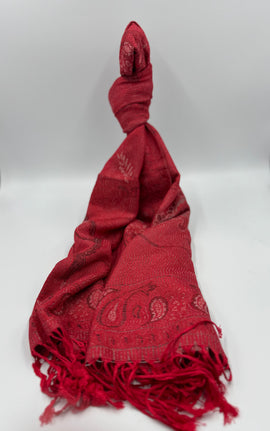 🧣Paisley Jacquard Double Layer Pashmina