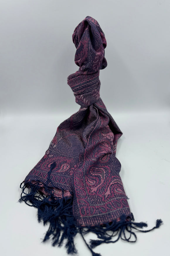 🧣Paisley Jacquard Double Layer Pashmina