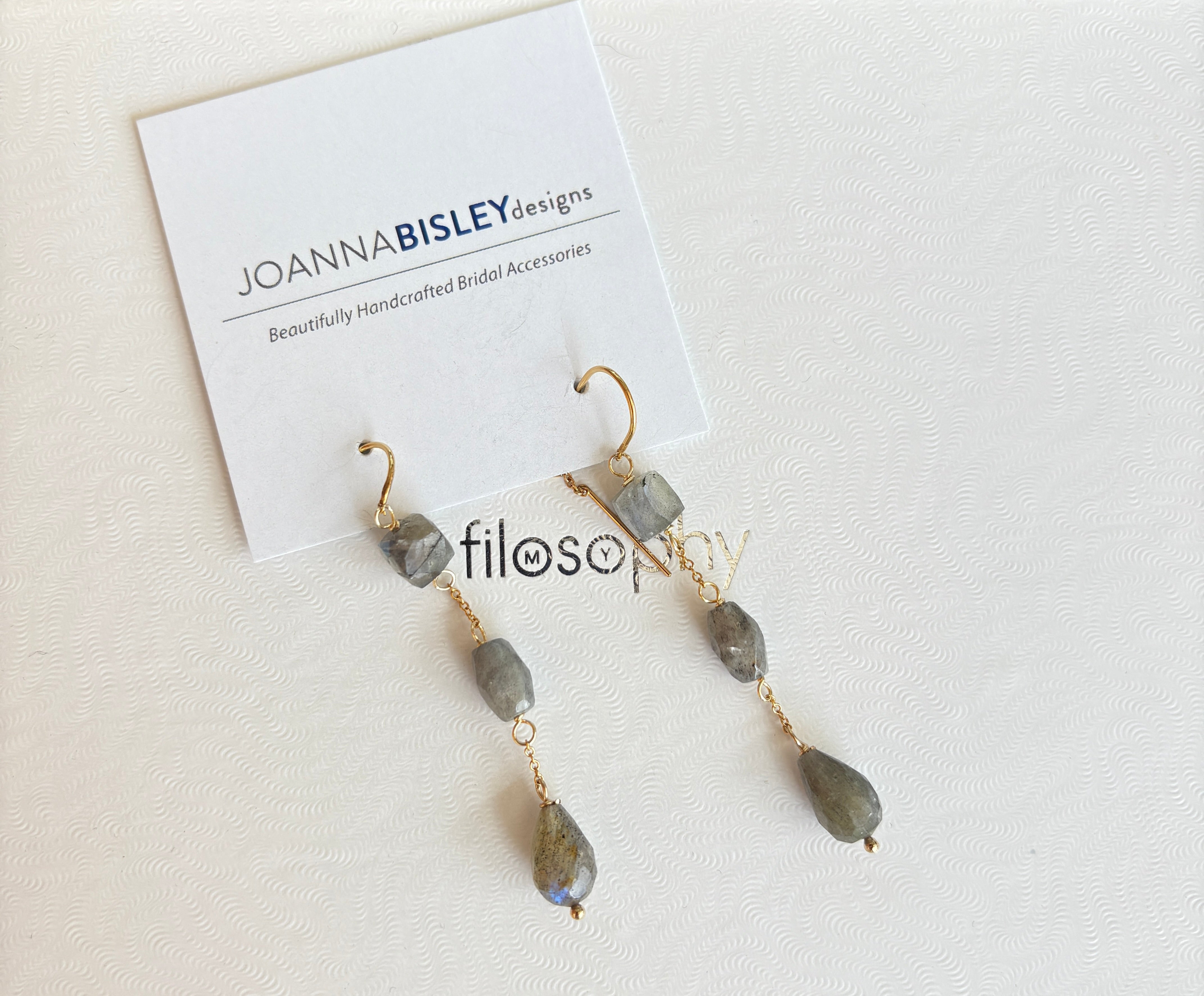 Joanna Bisley Labradorite Mixed Shape Earthreader Earrings - 0