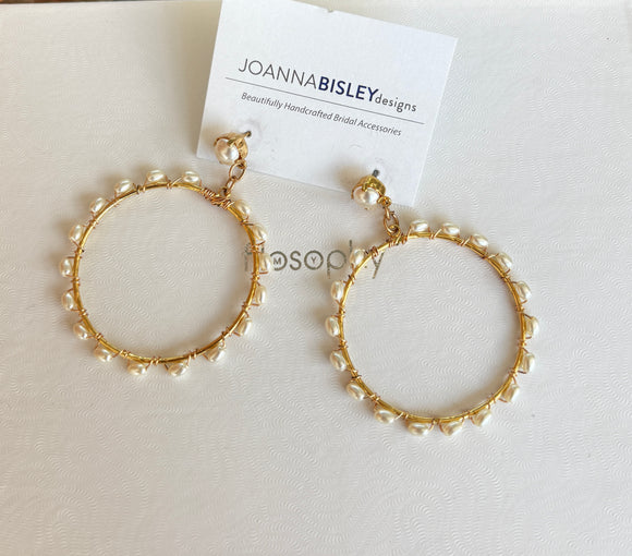 Joanna Bisley Alice Large Hoop Earrings