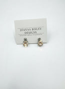 Joanna Bisley Pearl Austrian Crystal Rhodium Stud-1