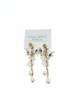 Joanna Bisley MEG Clay Florals 14 Kt Goldfill Swarovski Crystal