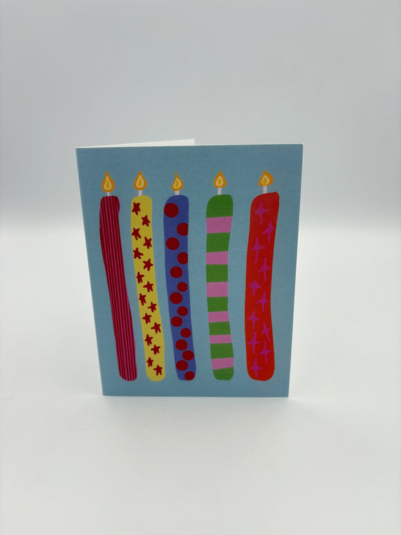 Birthday Card. Candles