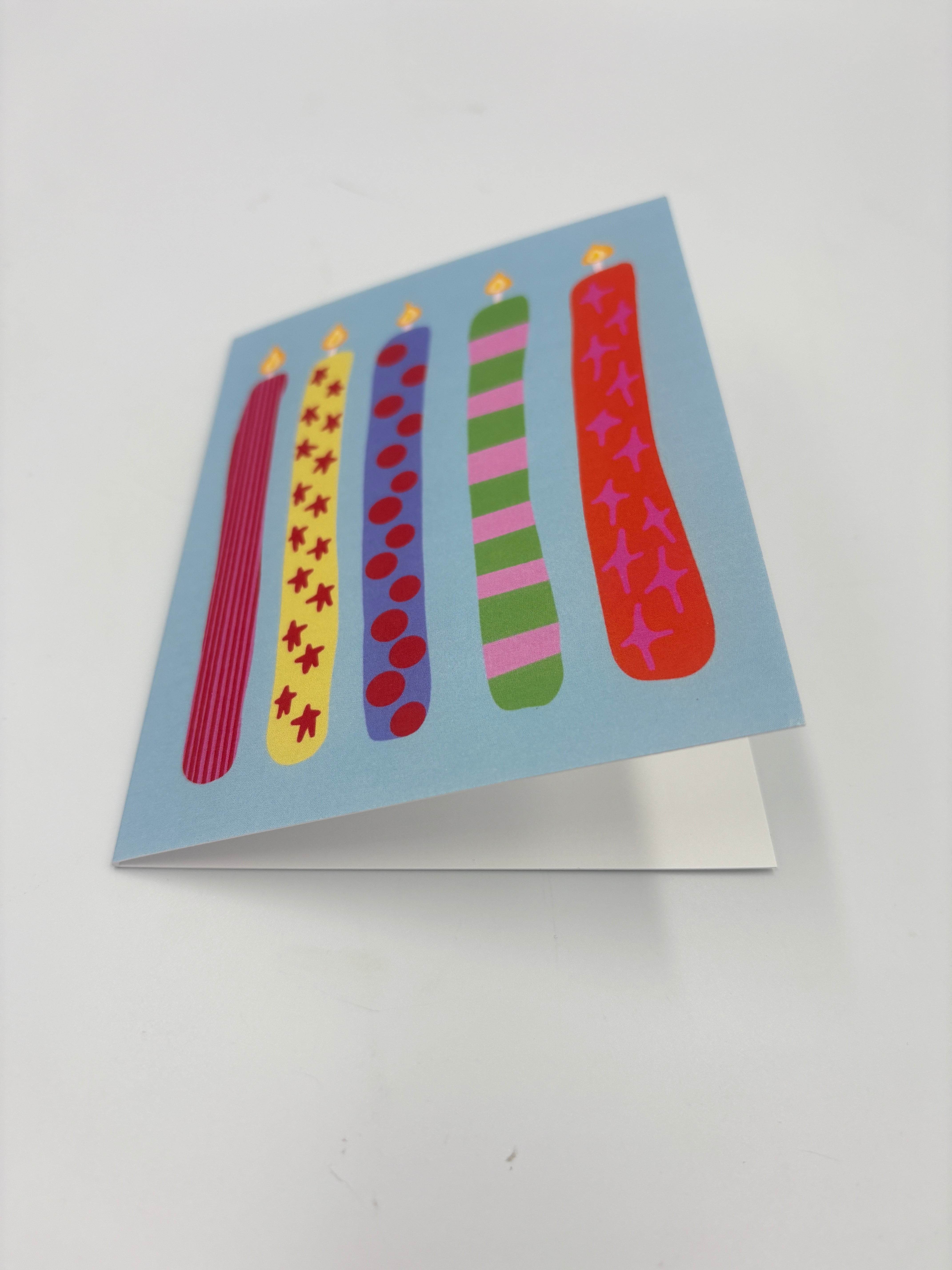 Birthday Card. Candles - 0
