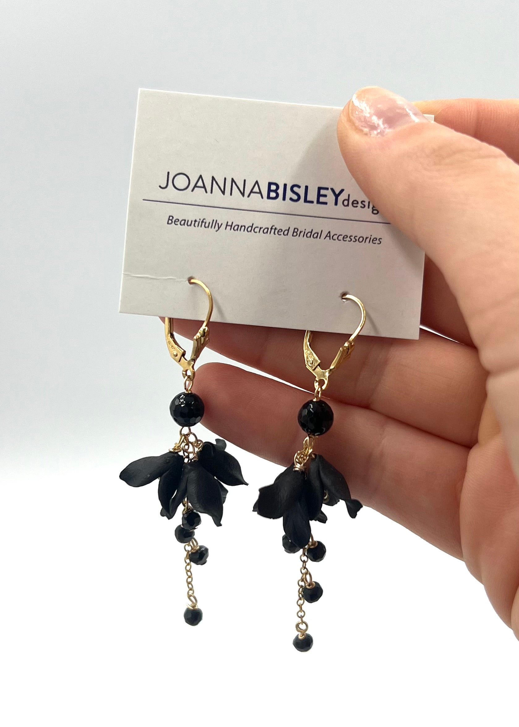 Joanna Bisley Elsa Jet Earrings-2