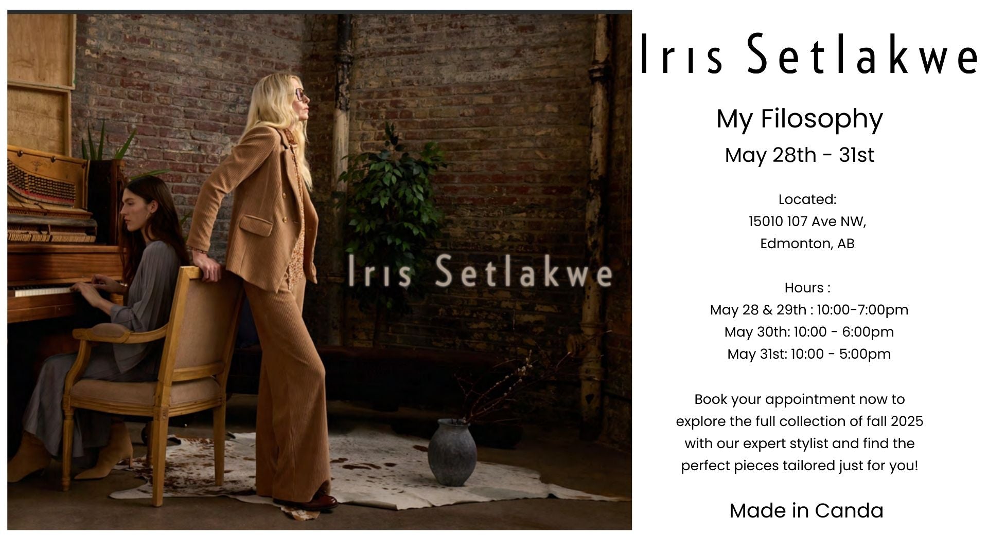 Iris Setlawkwe Pop-Up Trunk Show