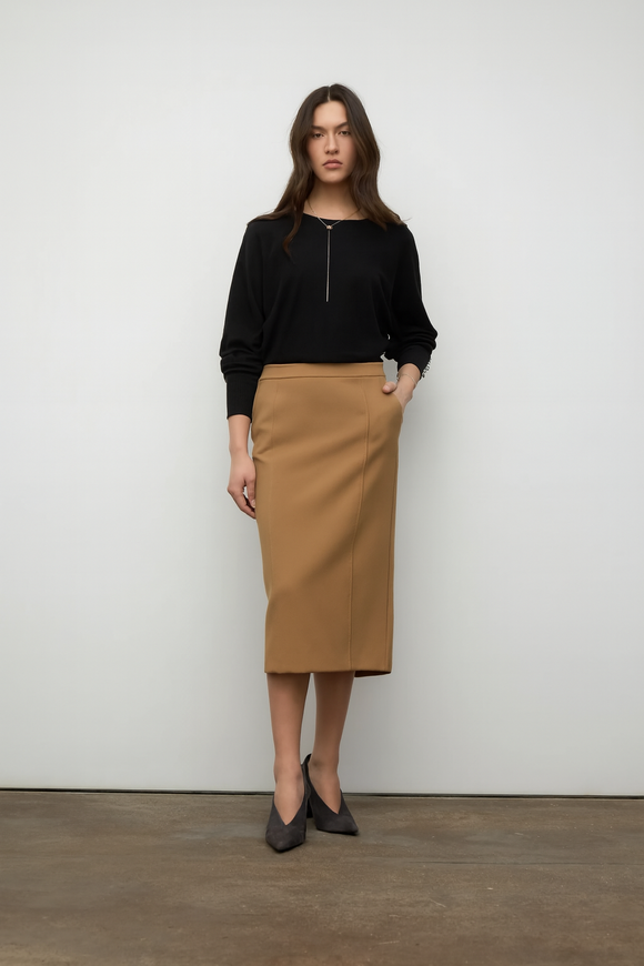 Iris Setlakwe Merino Blend VNeck Sweater Button Detail