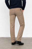 Fidelity Jimmy Slim Straight Denim - Performance Stretch Twill  - Latte-3