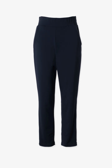 Iris Setlakwe Narrow Pull up Pant with Vegan Leather Detail. - 0