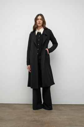 Iris Setlakwe Matte Jersey Trench Coat